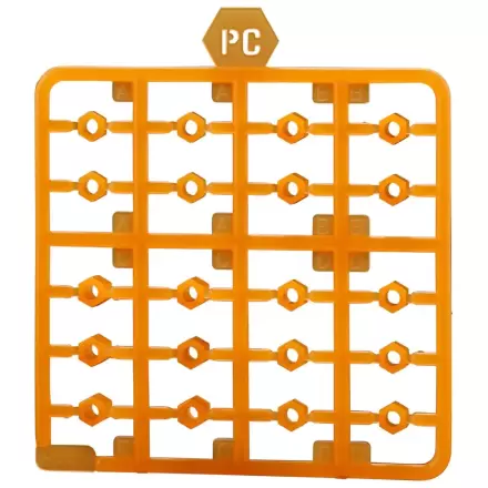 Hexa Gear Plastic Model Kit Zubehör-Set 1/24 Ex Unit 002 Hexa G-R.A.M Orange Ver. Produktfoto
