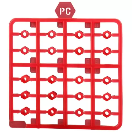 Hexa Gear Plastic Model Kit Zubehör-Set 1/24 Ex Unit 002 Hexa G-R.A.M Red Ver. Produktfoto