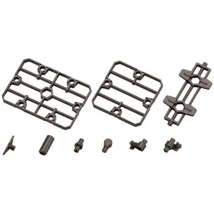 Hexa Gear Plastic Model Kit Erweiterungs-Set 1/24 Block Base 07 Fence Plate Option 5 cm Produktfoto