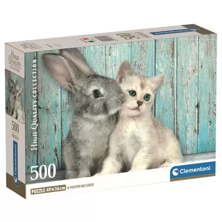 High Quality Cat & Bunny Puzzle 500St Produktfoto