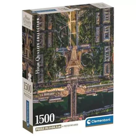 High Quality Flying Over Paris Puzzle 1500St Produktfoto