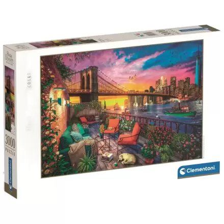 High Quality Manhattan Balcony Sunset Puzzle 3000St Produktfoto