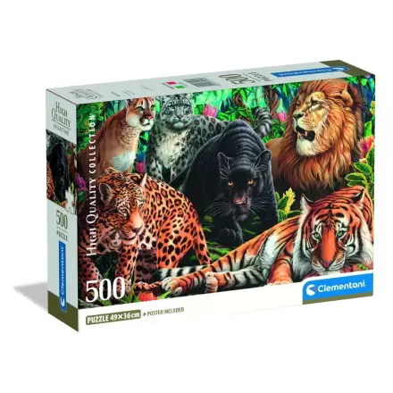 High Quality Wild Cats Puzzle 500St termékfotója