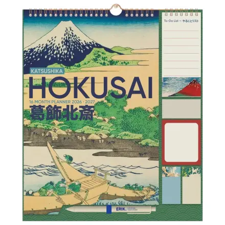Hokusai Wandplaner 2026/27 30 x 34 cm Produktfoto