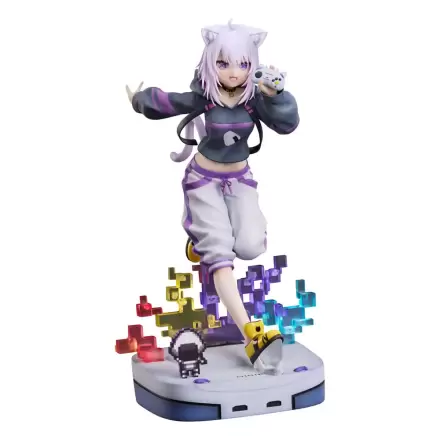 Hololive Production PVC Statue 1/7 Nekomata Okayu We Are Gamers Ver. 23 Zentimeter Produktfoto