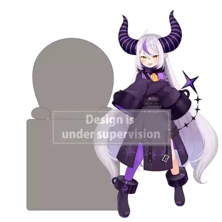 Hololive Production Hikkake PVC Statue La+ Darknesss 10 cm Produktfoto