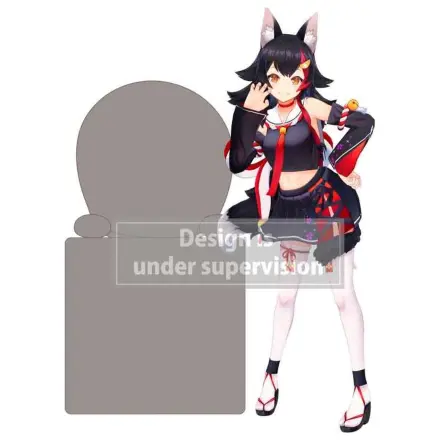 Hololive Production Hikkake PVC Statue Ookami Mio 10 cm Produktfoto