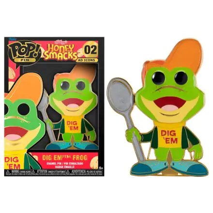 Honey Smacks POP! Pin Ansteck-Pin Dig'em Frog 10 cm Produktfoto