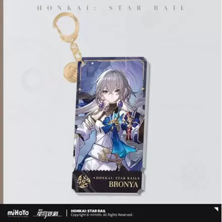 Honkai: Star Rail Charakter Acryl Schlüsselanhänger Bronya 9 cm termékfotója