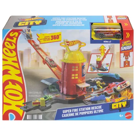 Hot Wheels City Feuerwehr Station Spielset Produktfoto