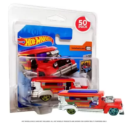 Hot Wheels European Series PET Blister 50er-Pack für Short Card Produktfoto