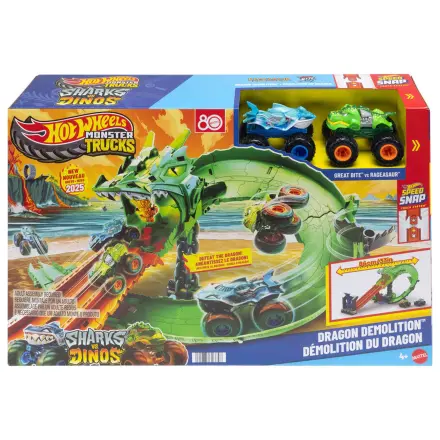 Hot Wheels Monster Trucks Drachen Zerstörung Produktfoto