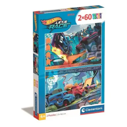 Hot Wheels Puzzle 2x60St Produktfoto