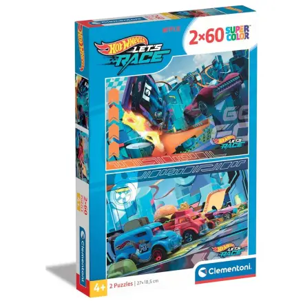 Hot Wheels Puzzle 2x60St Produktfoto