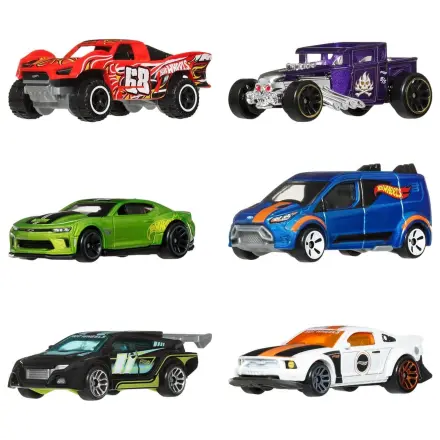Hot Wheels Silver Series Die-Cast Fahrzeug 6-er Pack 1/64 Legends Produktfoto