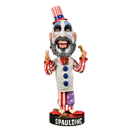 Haus der 1000 Leichen Head Knocker Wackelkopf-Figur Captain Spaulding 18 cm Produktfoto