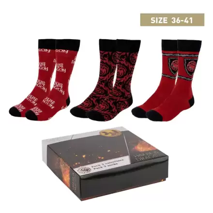 House of the Dragon Socken 3er-Pack 35-41 Produktfoto