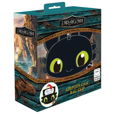How to Train Your Dragon Toothless 3D Schaum AirPods Hülle Tasche Clip Produktfoto