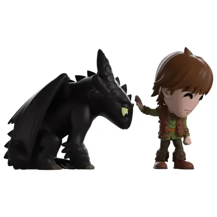 How to Train Your Dragon Vinyl Figur Meeting Toothless 11 cm Produktfoto