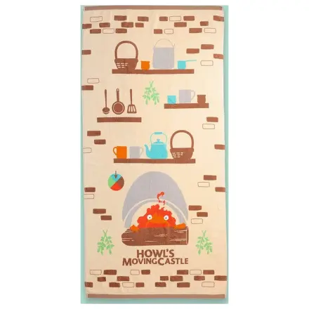 Howl’s Moving Castle Handtuch Cook with Calcifer 70 x 140 cm Produktfoto