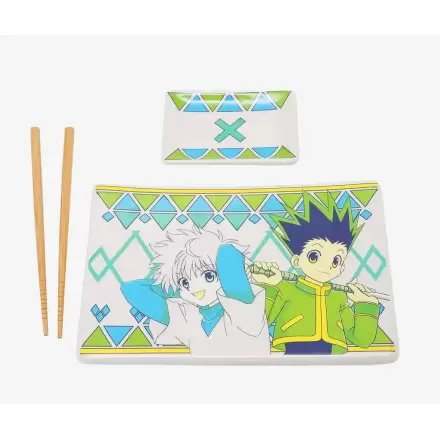 Hunter x Hunter Keramik Sushi Set mit Essstäbchen Gon & Killua termékfotója