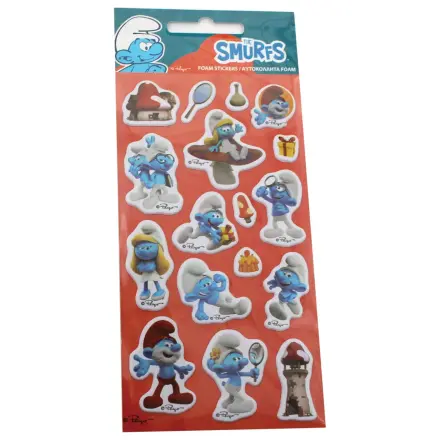 The Smurfs Dome Puffy Schwamm Aufkleber Set Produktfoto