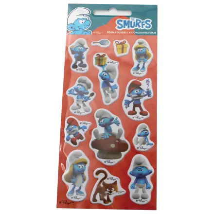 The Smurfs Geschenk Puffy Schwamm Aufkleber Set Produktfoto