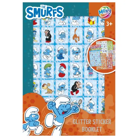 The Smurfs Happy Glitter Sticker Set 8 Blatt Produktfoto