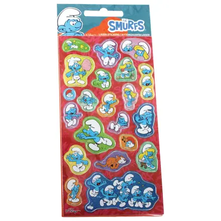 The Smurfs Happy Life Holographischer Aufkleber Set Produktfoto