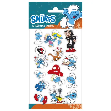 The Smurfs Lach Tattoo 12-teilig Produktfoto