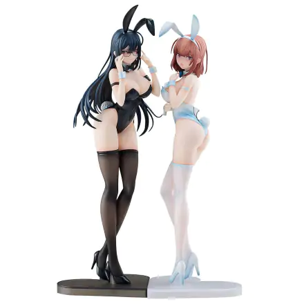 Ikomochi Original Character Statuen 1/6 Black Bunny Aoi & White Bunny Natsume (re-run) 30 - 31 cm Produktfoto