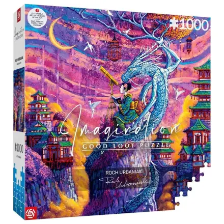 Imagination Series Puzzle Roch Urbaniak Sakura i Ryu (1000 Teile) Produktfoto