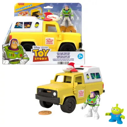 Imaginext Disney Pixar Toy Story Pizza Planet Truck + Buzz Lightyear und Alien Figuren Produktfoto
