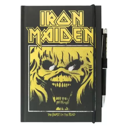 Iron Maiden A5 Notizbuch und Projektorstift termékfotója