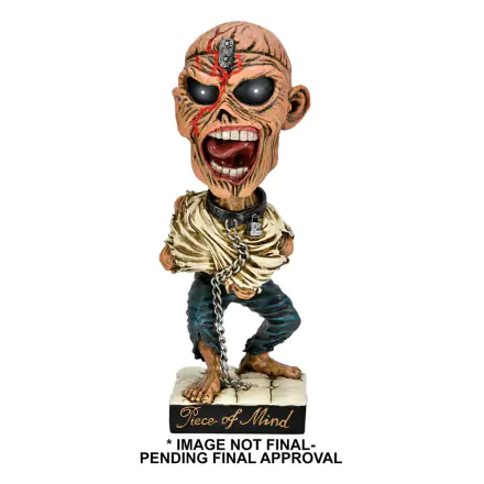 Iron Maiden Head Knocker Wackelkopf-Figur Piece of Mind Eddie 20 cm Produktfoto