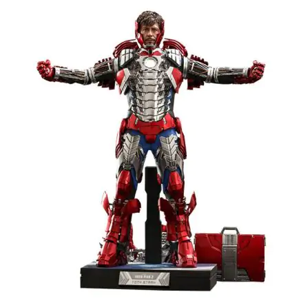 Iron Man 2 Movie Masterpiece Actionfigur 1/6 Tony Stark (Mark V Suit Up Version) Deluxe 31 cm termékfotója