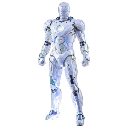 Iron Man 2 Movie Masterpiece Diecast Action Figur 1/6 Iron Man Mark IV (Sub-Zero Fractal Armor) Hot Toys Exclusive 33 Zentimeter Produktfoto