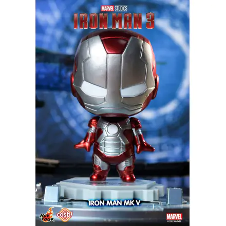 Iron Man 3 Cosbi Minifigur Iron Man Mark 5 8 cm termékfotója