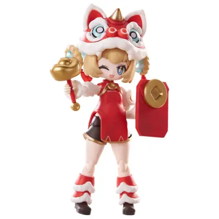 Isekai Ryoko no Techo Plastic Modelbausatz SP01 New Warrior Lennie Brown New Year Ver. 14 cm Produktfoto