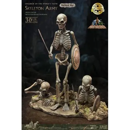 Jason and the Argonauts Gigantic Soft Vinyl Statue Ray Harryhausens Skeleton Army (Children of the Hydra's Teeth) Deluxe Version 32 cm Produktfoto