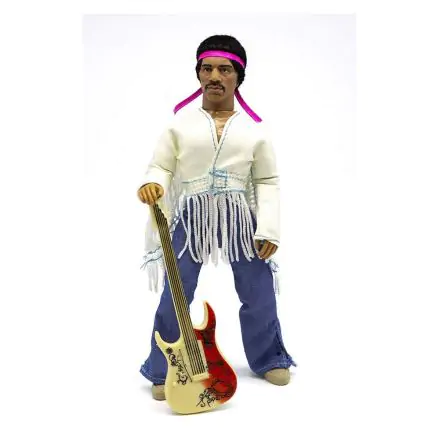 Jimi Hendrix Actionfigur Woodstock Beflockt 20 cm termékfotója