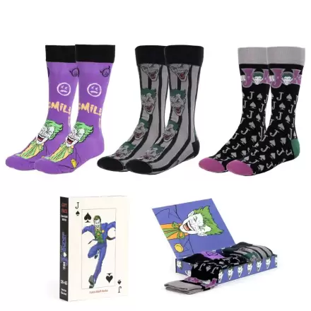 DC Comics Joker 3er Pack erwachsen Socken termékfotója