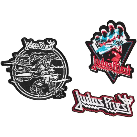 Judas Priest 3er Set Aufnäher Produktfoto