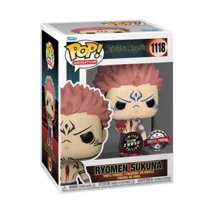 Jujutsu Kaisen Funko POP & Buddy! Animation Vinyl Figur Sukuna w/Heart 9 cm Chase termékfotója