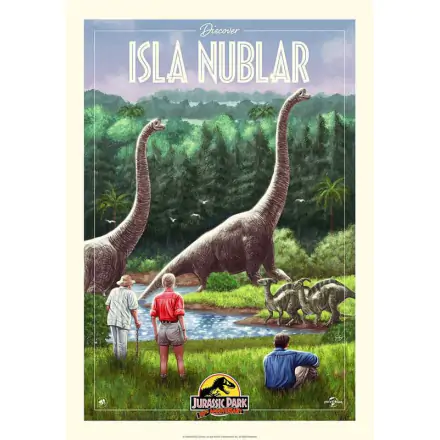 Jurassic Park Kunstdruck 30th Anniversary Edition Isla Nublar Limited Edition 42 x 30 cm termékfotója