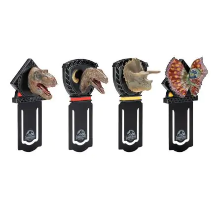 Jurassic Park Lesezeichen 4er-Set Dinosaurier Produktfoto