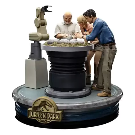 Jurassic Park Art Scale Statue 1/10 Dino Hatching 23 cm Produktfoto