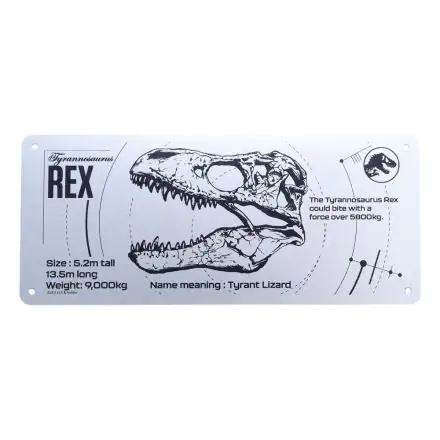 Jurassic Park Blechschild T-Rex Schematic termékfotója