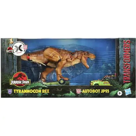 Jurassic Park x Transformers Generations Action Figurs Tyrannocon Rex 18 cm & Autobot JP93 14 cm Produktfoto