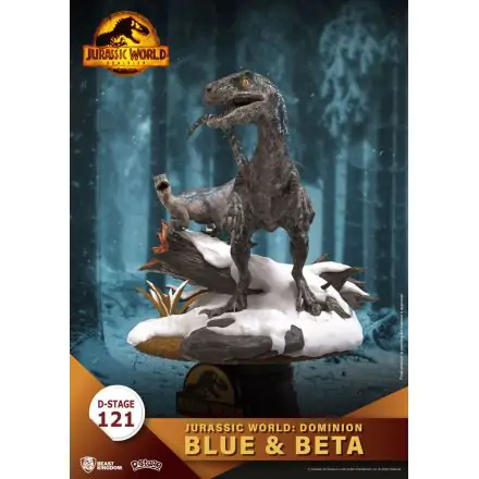 Jurassic World: Ein neues Zeitalter D-Stage PVC Diorama Blue & Beta 13 cm termékfotója